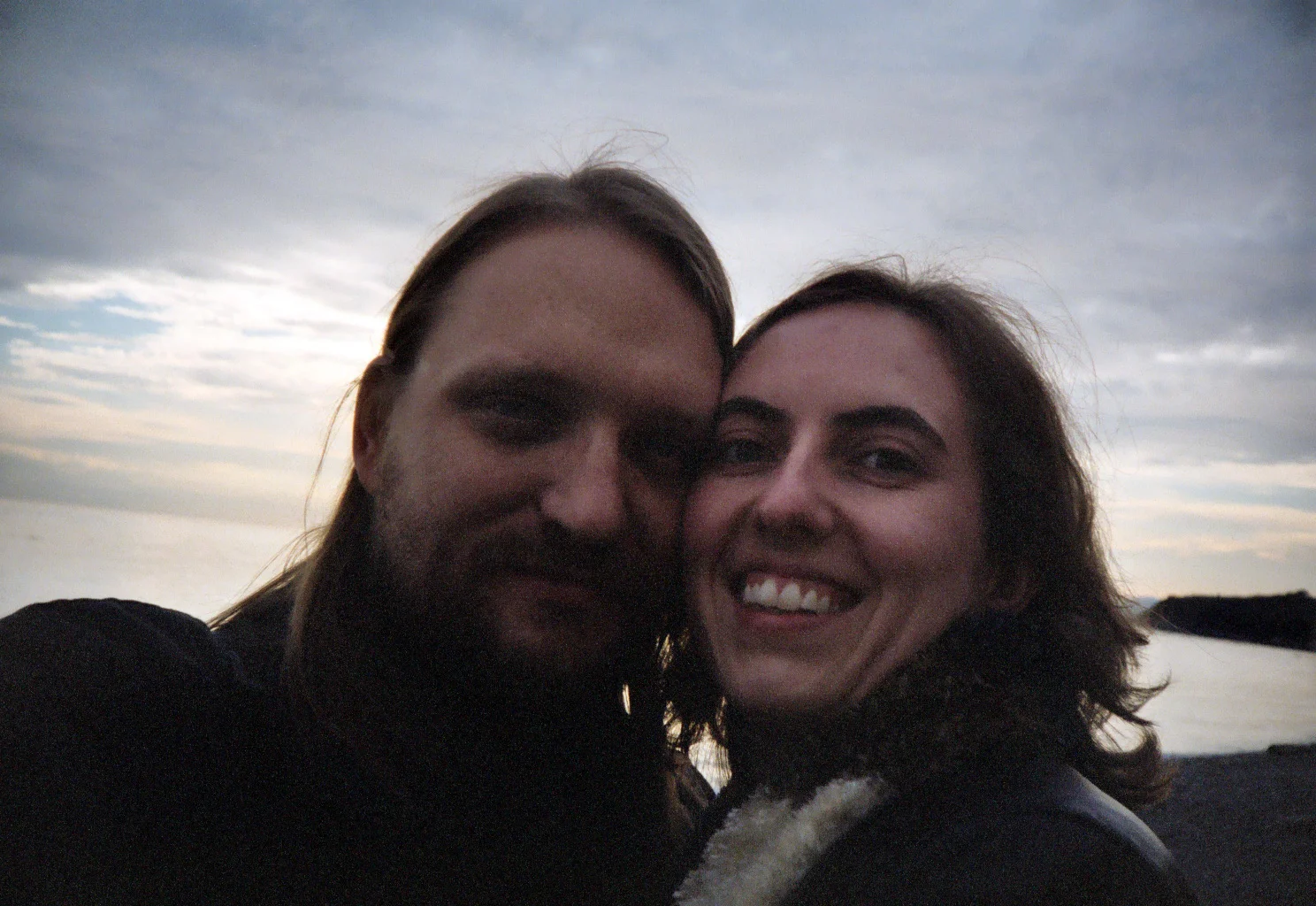 On the beach in Victoria, BC
