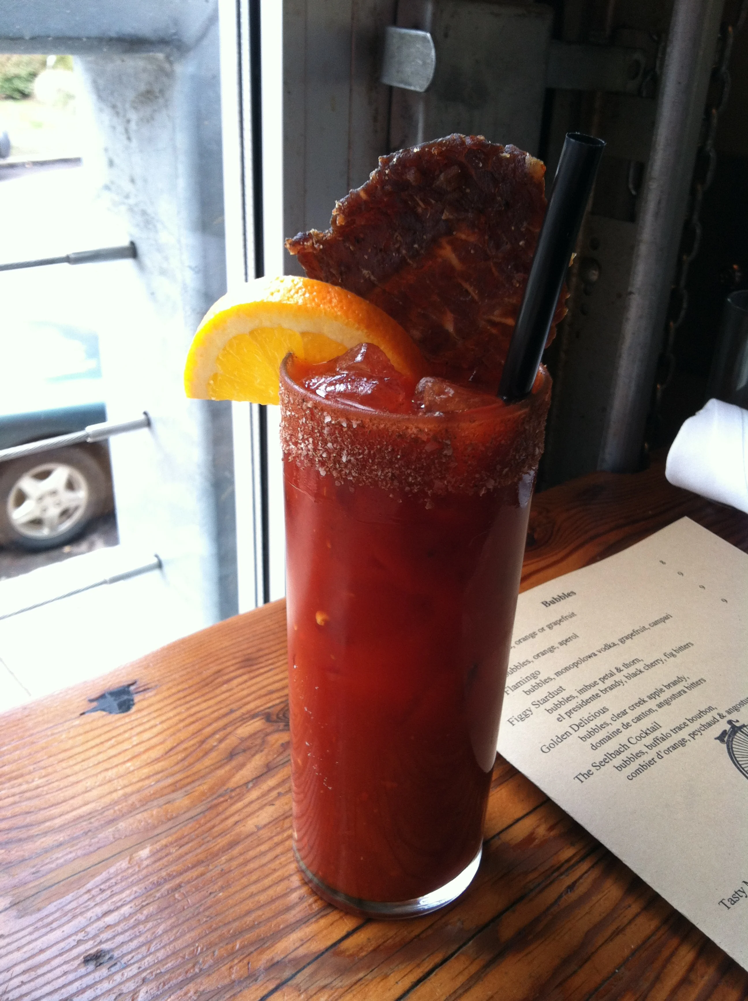 Tasty n Sons in Portland. We eat here every time we're in town, because it's delicious!