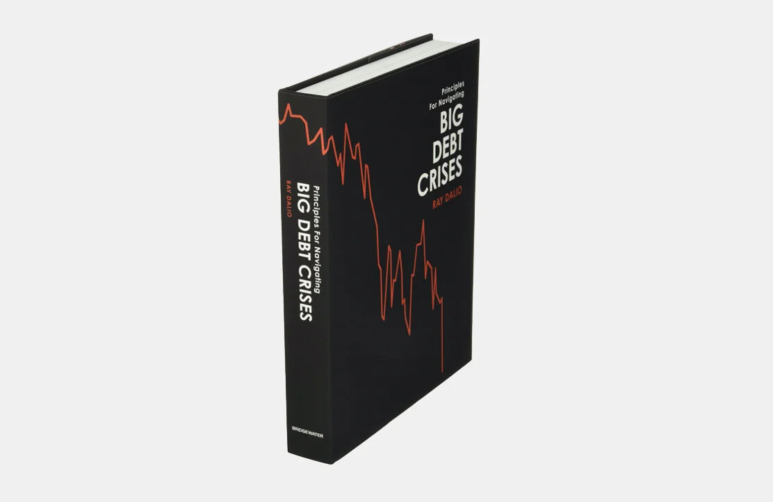  Design and production of the hardback edition of  Big Debt Crises    by Ray Dalio, Founder, Co-Chief Investment Officer and Co-Chairman of Bridgewater Associates. Cover design by Andrew Greif.  