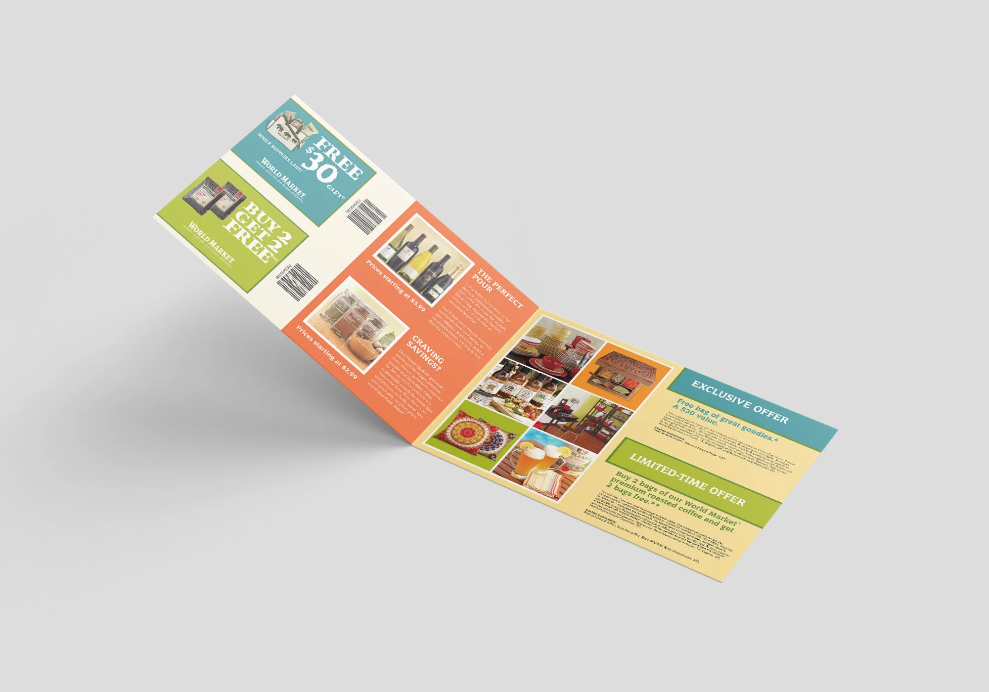  World Market customer-loyalty direct mail campaign (designed and produced for Udell Direct) 