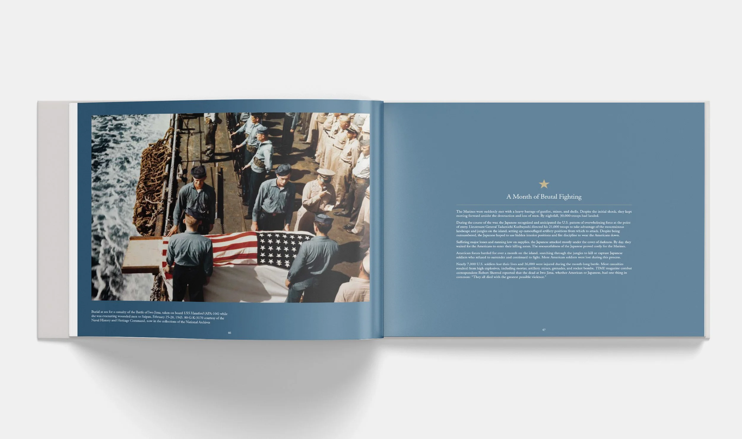  Creative Kong collaborated with  U.S. Money Reserve  to research, write, design and produce  Iwo Jima, Raising a Tribute 75 Years Later , a book released along with commemorative gold and silver coins marking the anniversary of one of the most impor