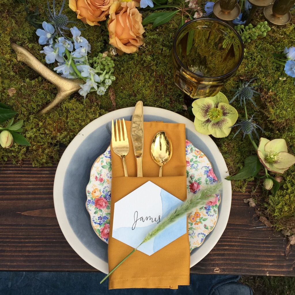 Boho Place Setting by Lark Floral