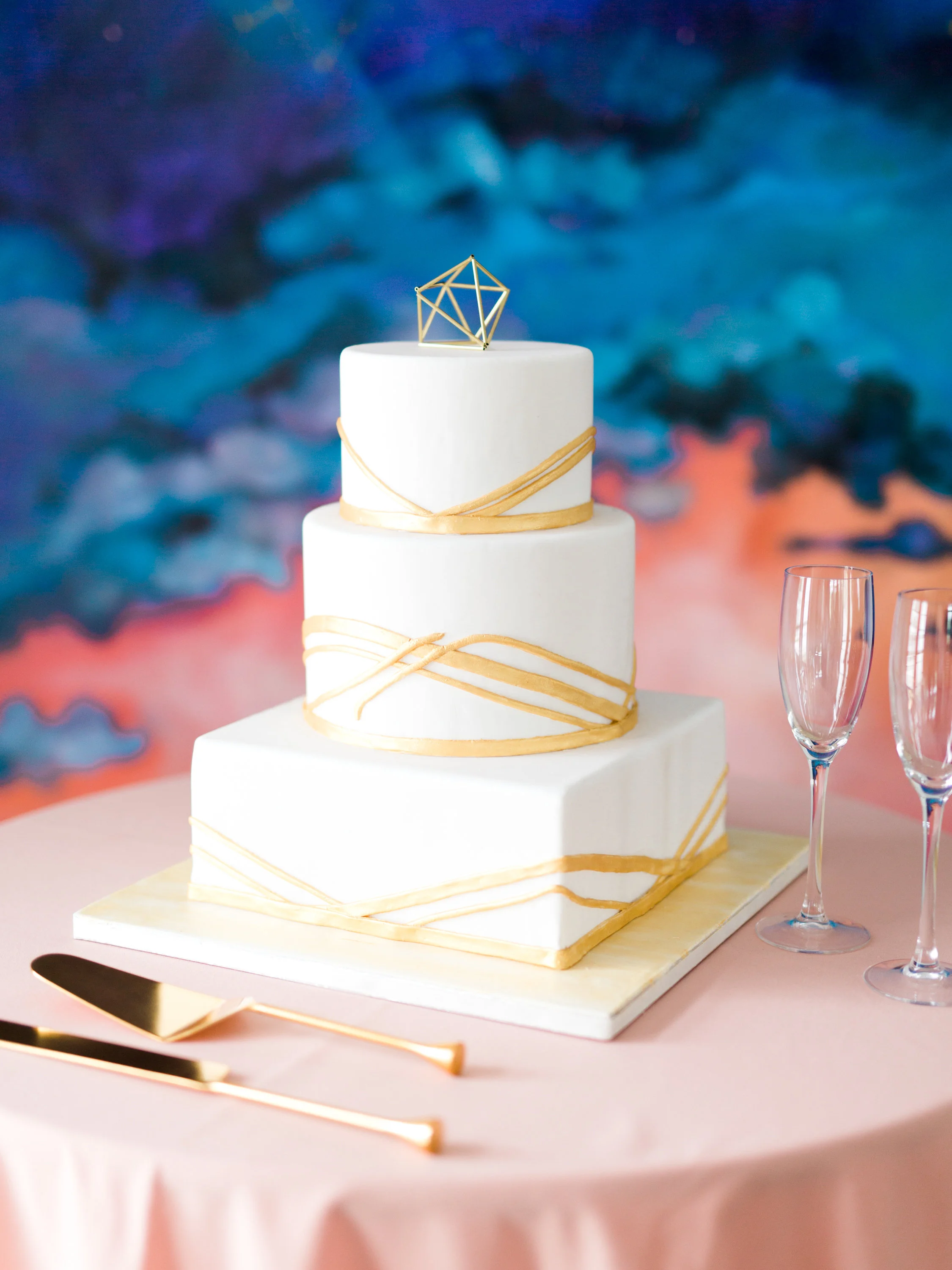 Modern Wedding Cake