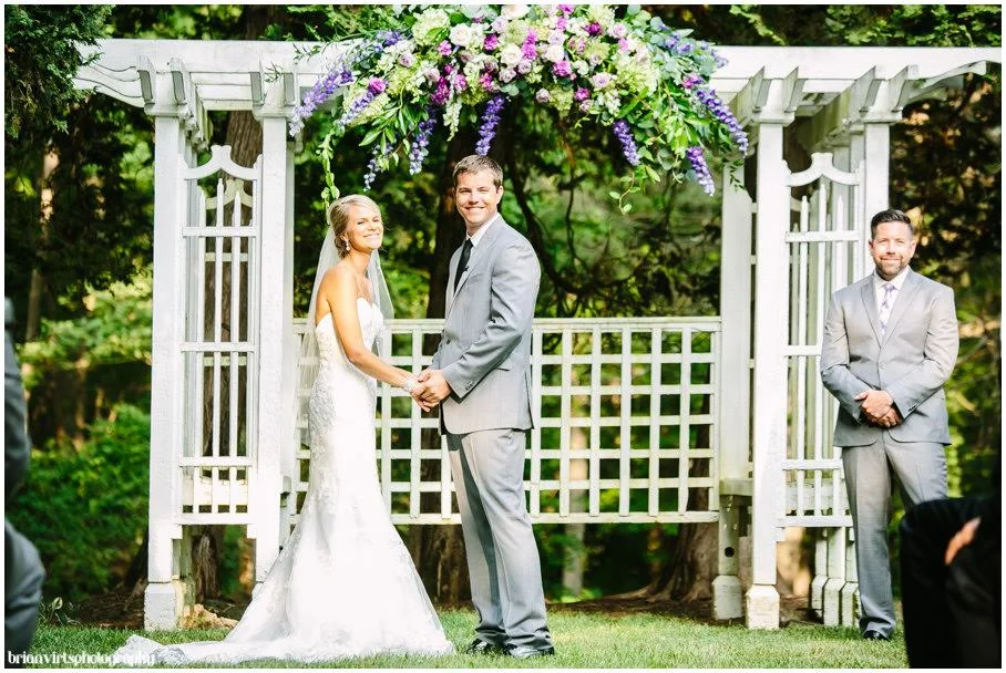 Wedding Ceremony at Strong Mansion