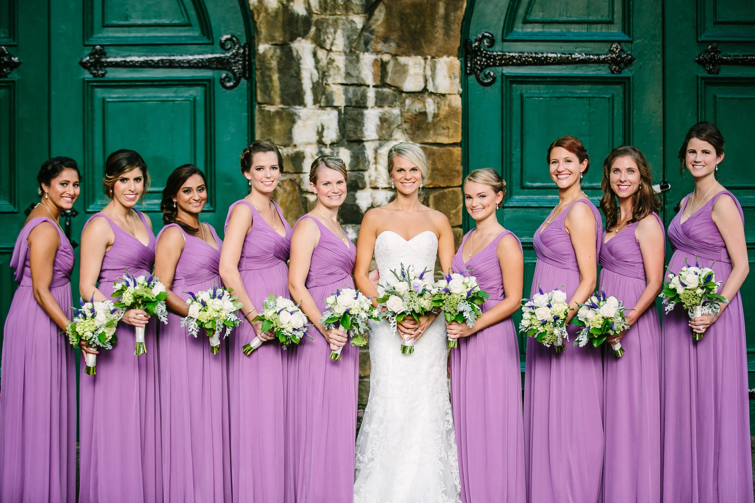 Bridal Party at Strong Mansion