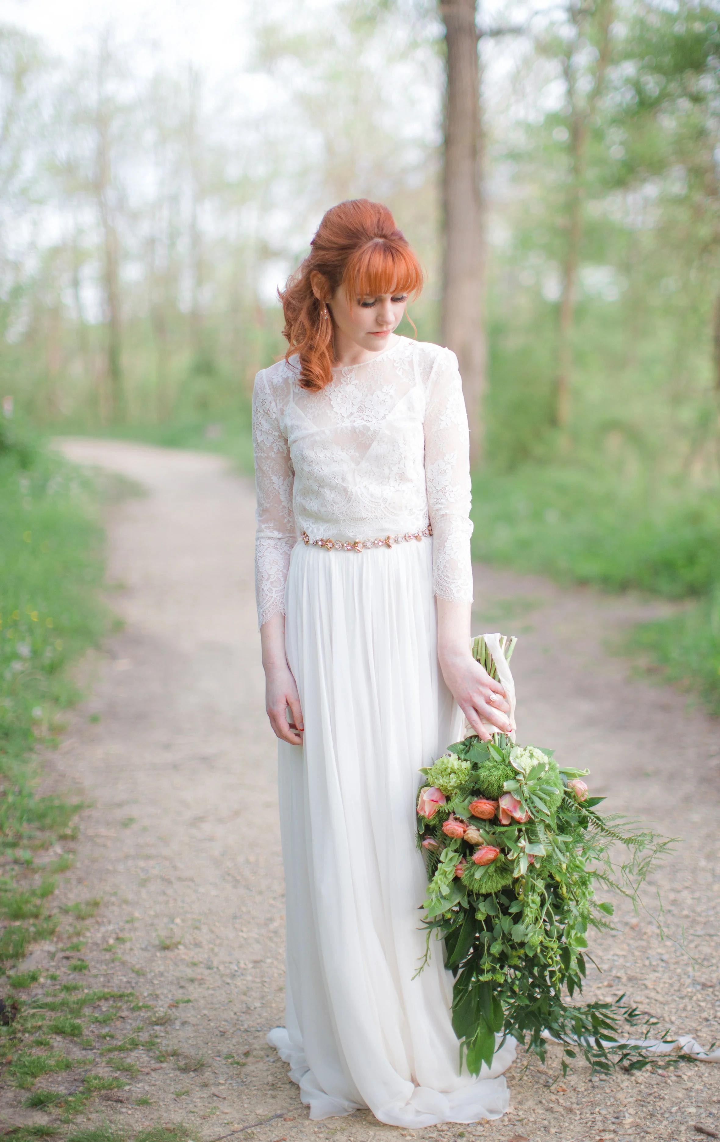 Cascading Bridal Bouquet