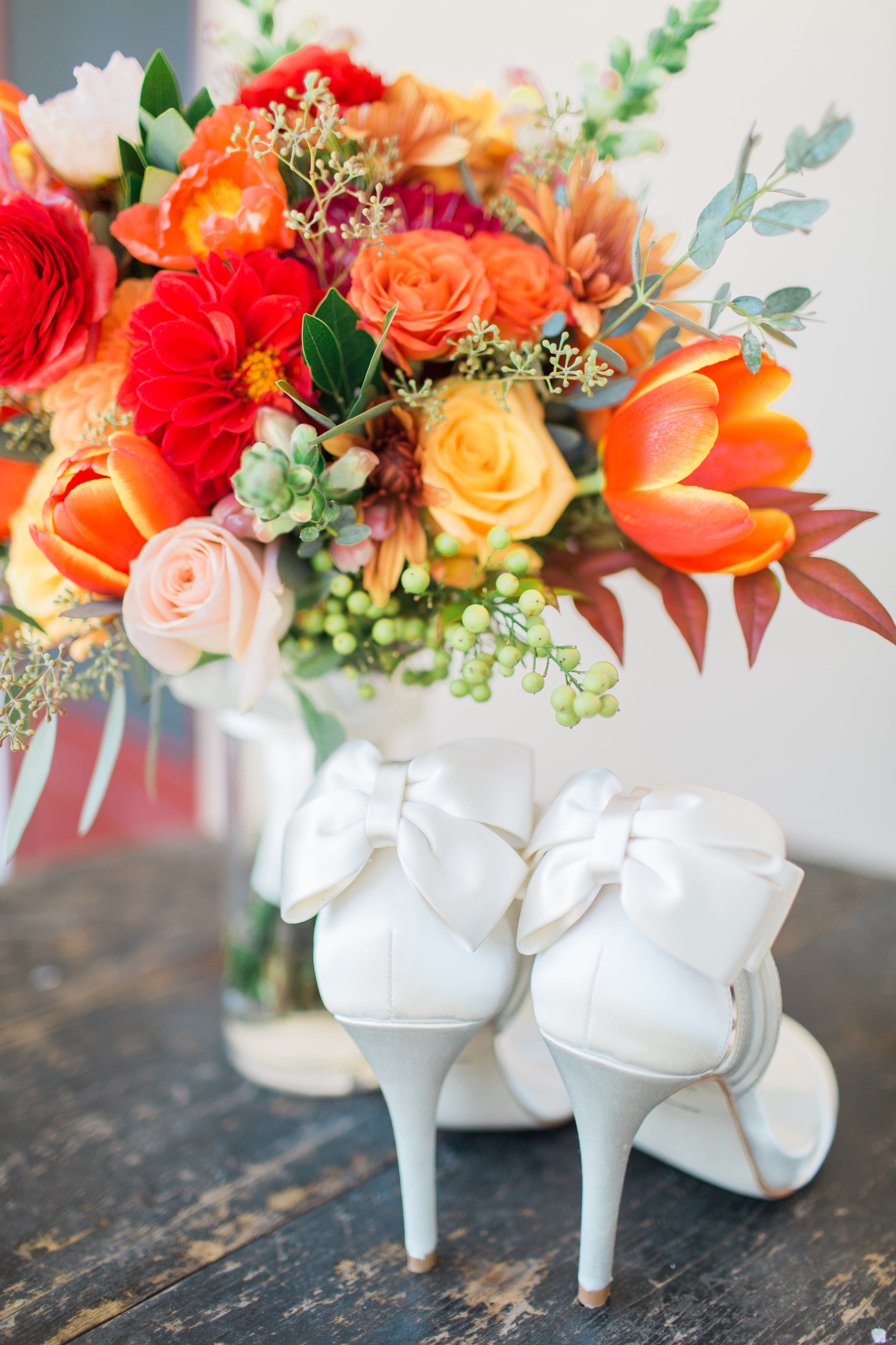 Vibrant Bridal Bouquet