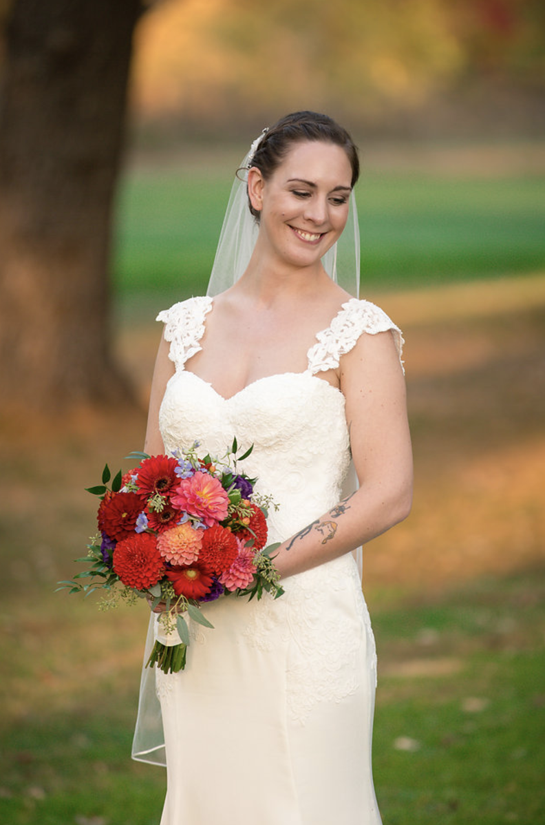 Dahlia Bridal Bouquet
