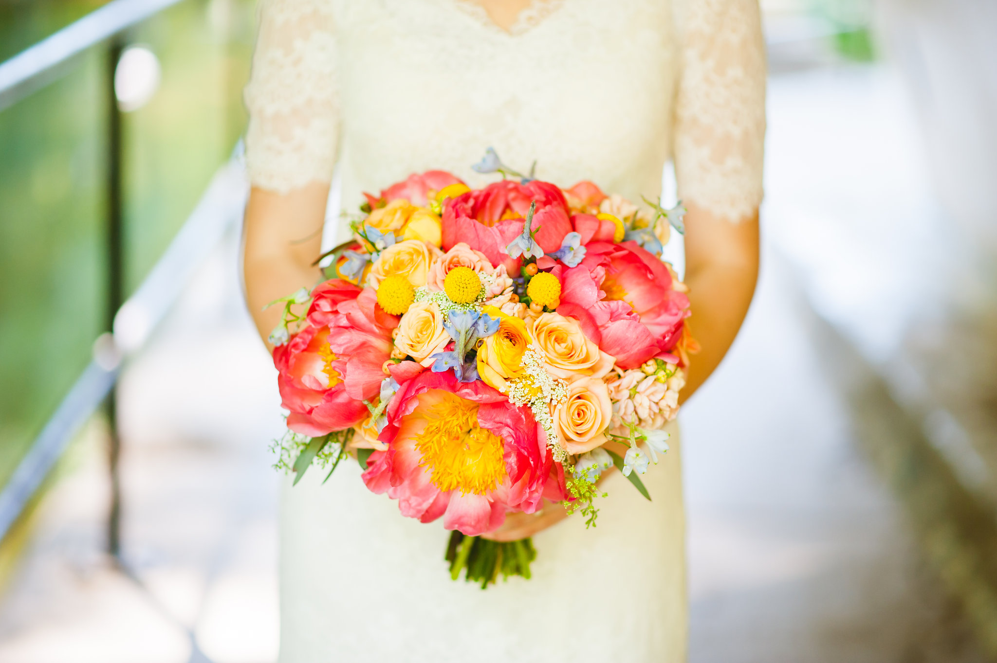 Coral Charm Bridal Bouquet