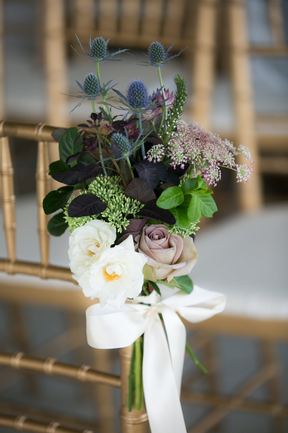 Aisle Marker bouquet by Lark Floral