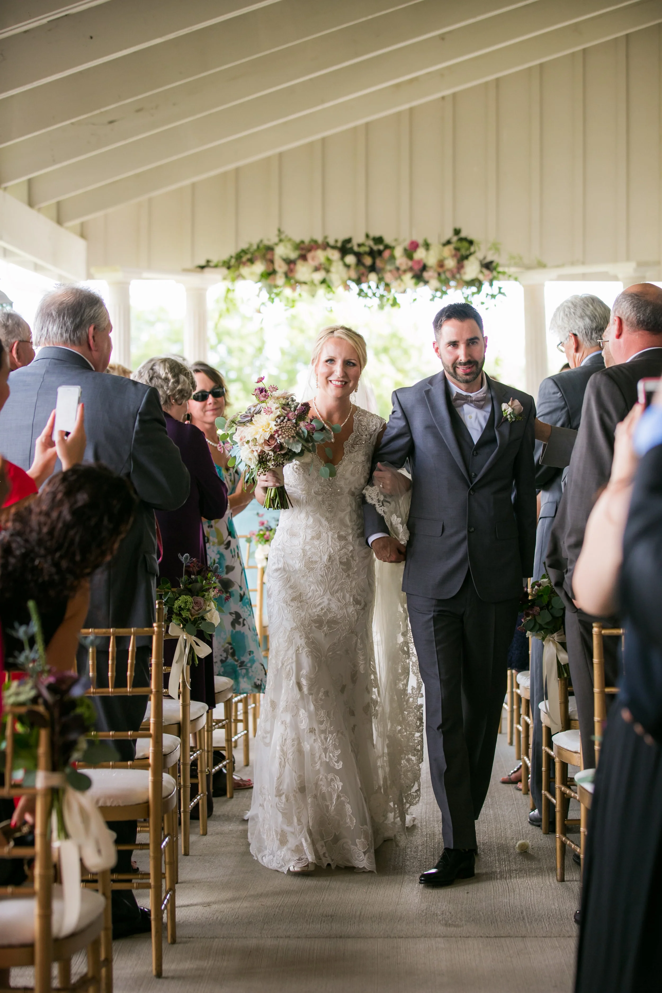 After the wedding ceremony at Shadow Creek