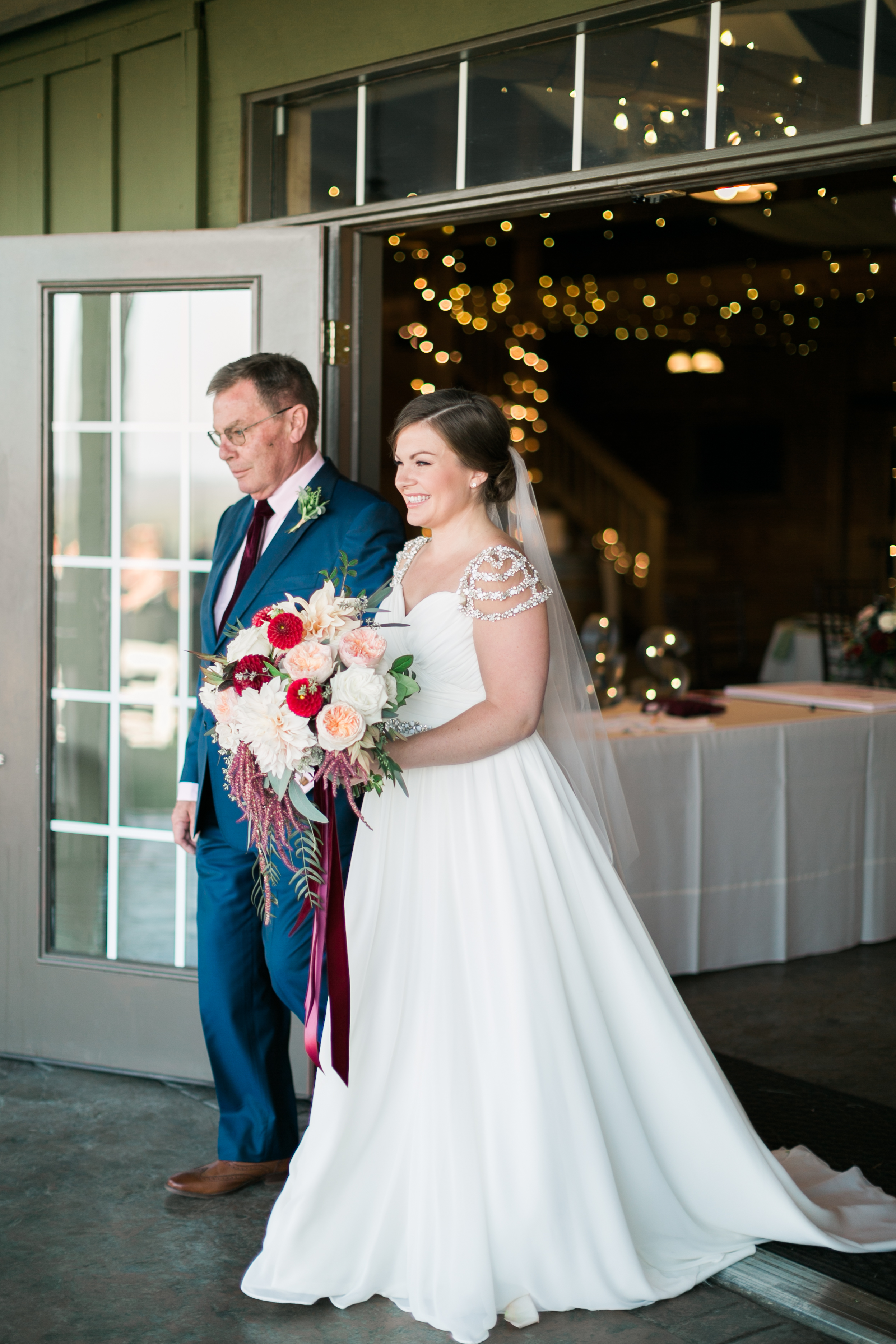 Bride at Bluemont Vineyard