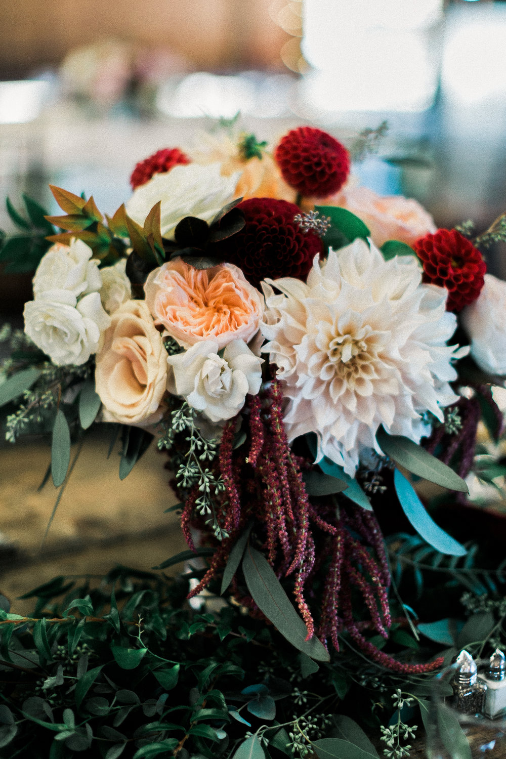 Bridal Bouquet with Cafe au lait dahlia