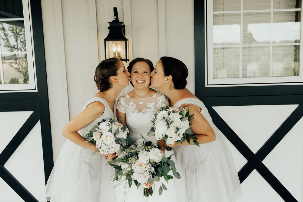 Bride with Bridesmaids