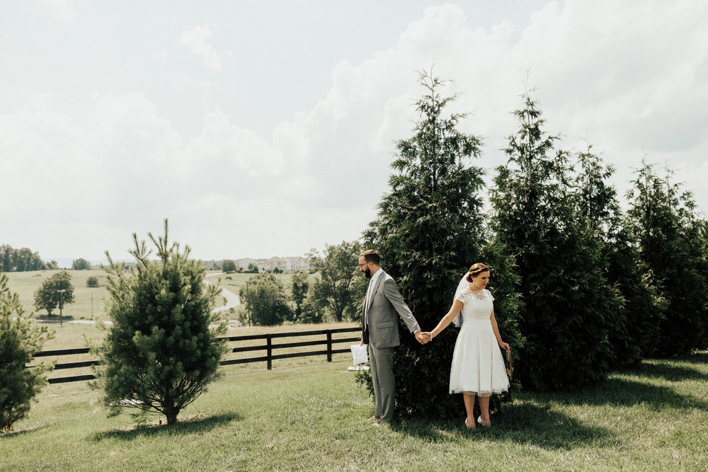 Bride and Groom First Look