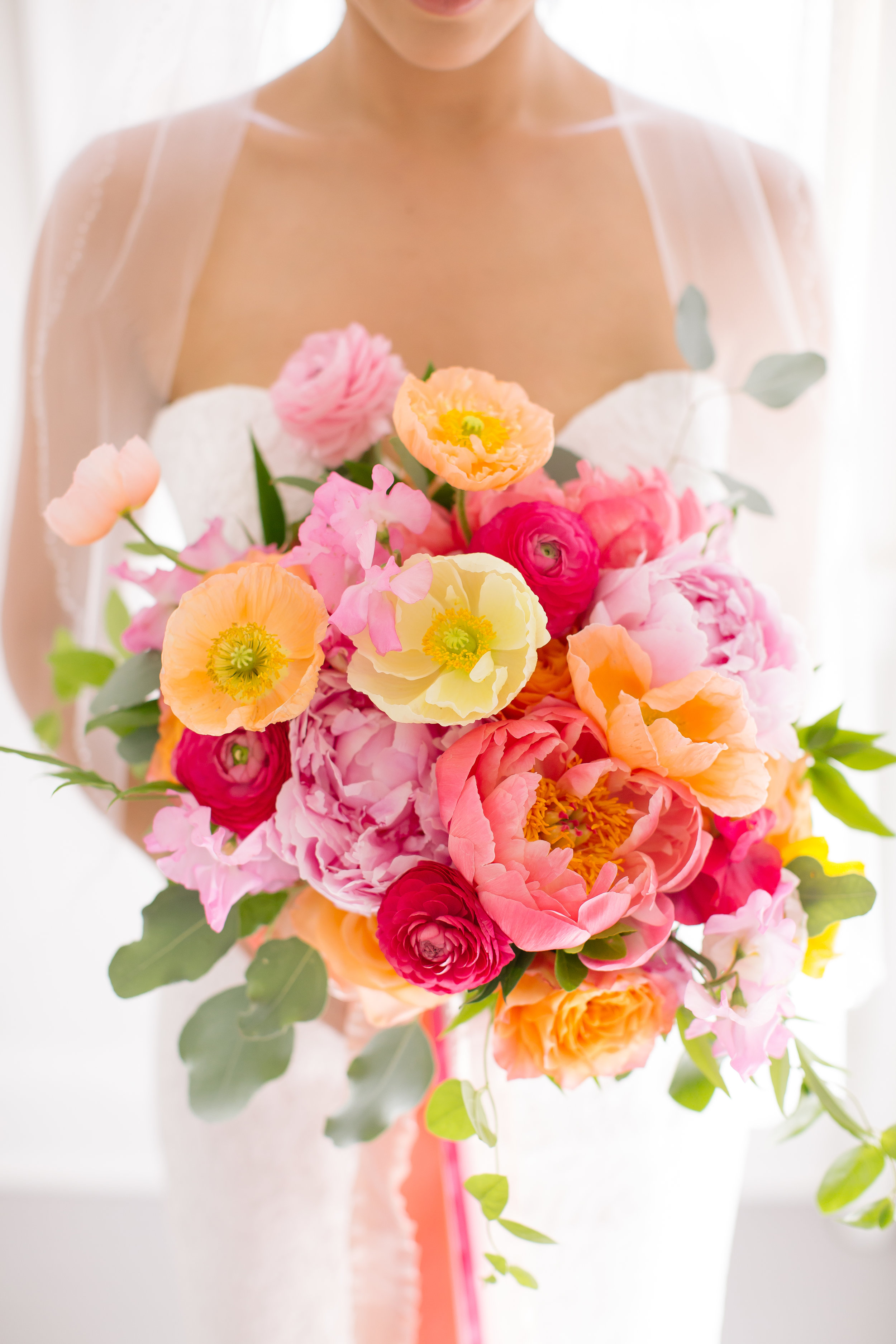 Colorful Spring Bridal Bouquet