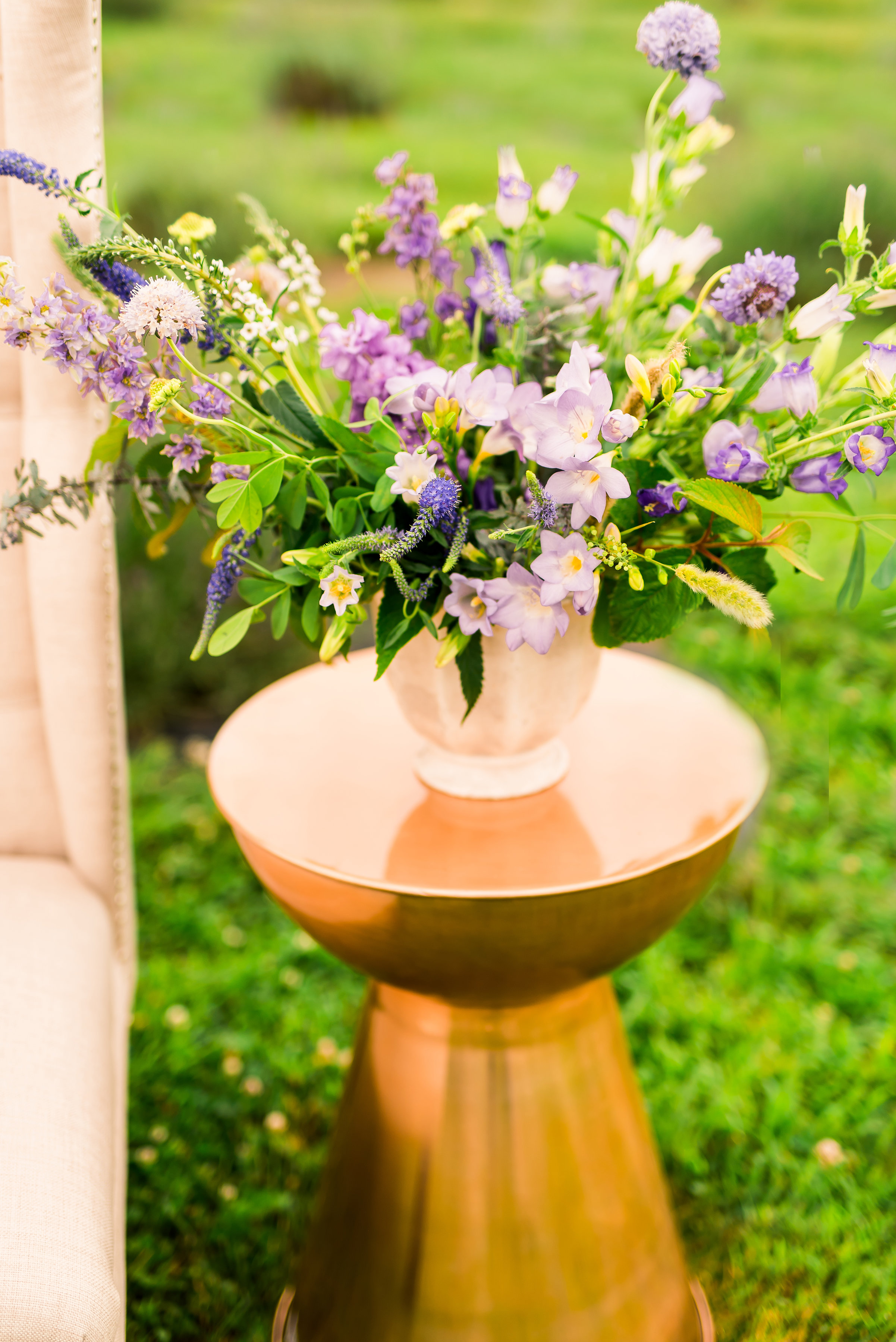 Lavender floral arrangement