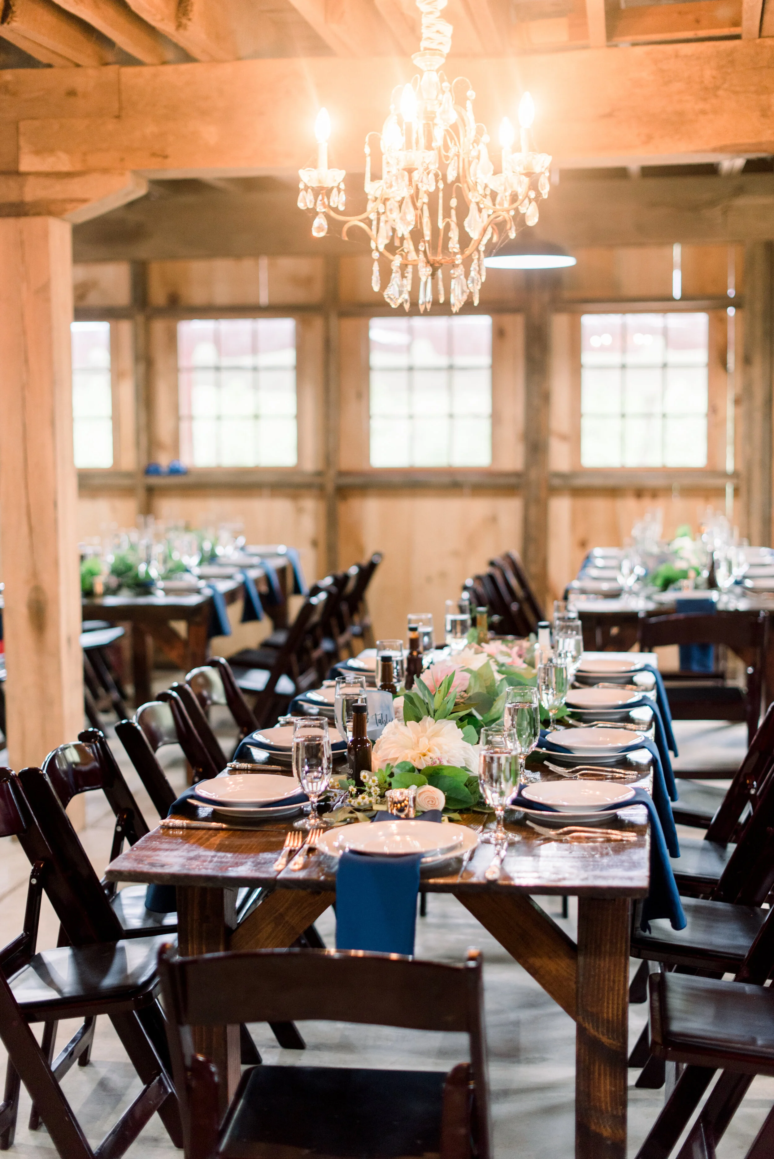 Garland centerpieces