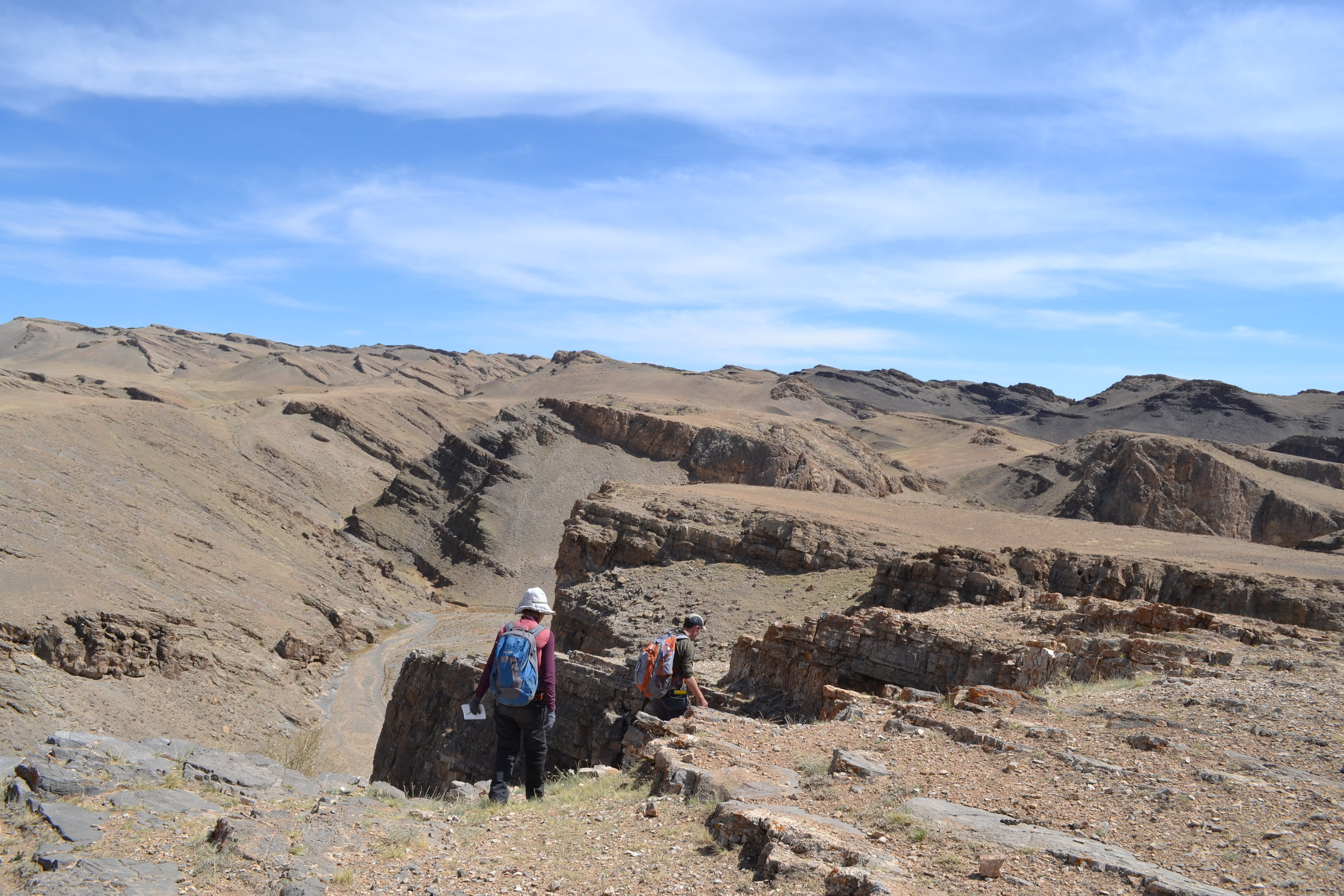  Walking up-section through the Cambrian in southwest Mongolia 