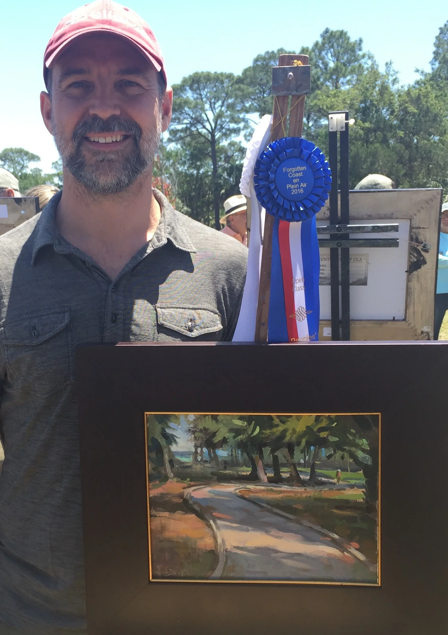 I was very grateful and honored to win Third Place and Peoples Choice Award at The Forgotten Coast Quick Paint Open Competition. Thank you Apalachicola