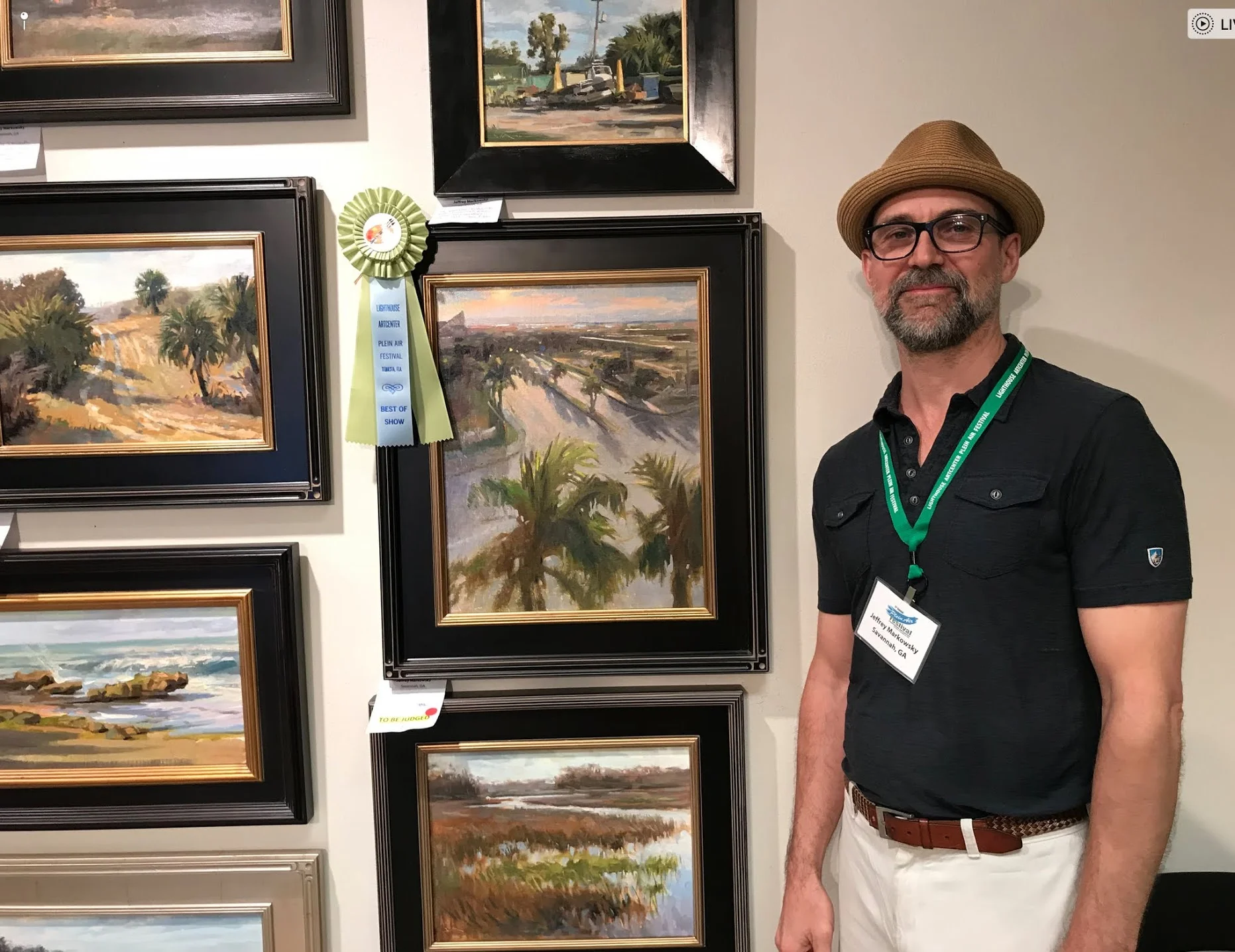 I am incredibly honored and grateful to have been awarded the Grand Prize, Best in Show for my painting 'Jupiter Rising' at the 5th Annual Jupiter Lighthouse Plein Air Festival. Thank you to all the Lighthouse Art Center Organizers, the amazingly supportive and helpful volunteers, judge Nancy Tankersley and all the incredibly inspiring and hard working painters who collaboratively made this an awesome week and a memorable experience for all. Thank you! March 11th 2018