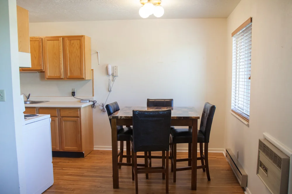 Newly remodeled dining area - *Only available in selected apartments