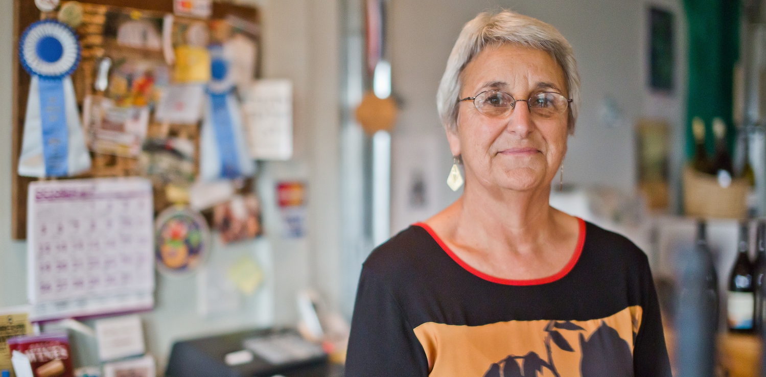 Bonnie Bradley in the Tasting Room