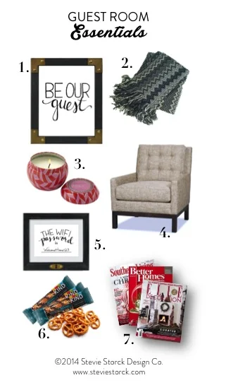 7 Guest Room Essentials