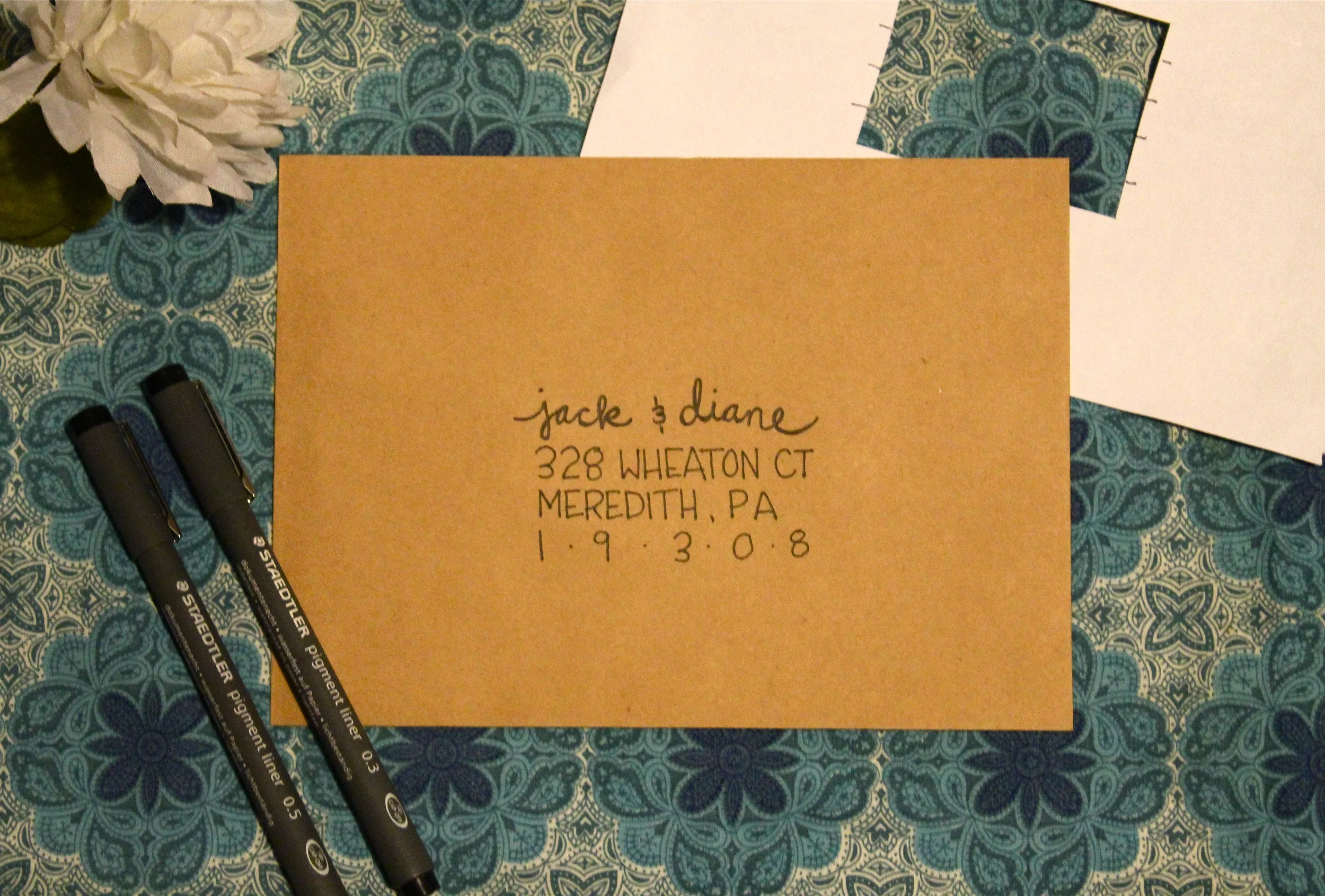 Easy Tip for Hand Addressing your Holiday Cards