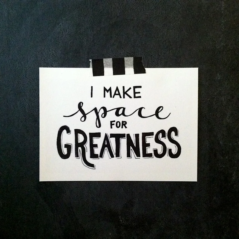 Making Space for Greatness in 2015 | plus a GIVEAWAY!