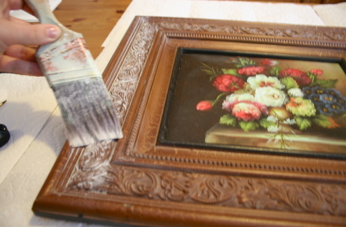 How-to use Gold Leaf to Upgrade Thrift Store Art — Stevie Storck
