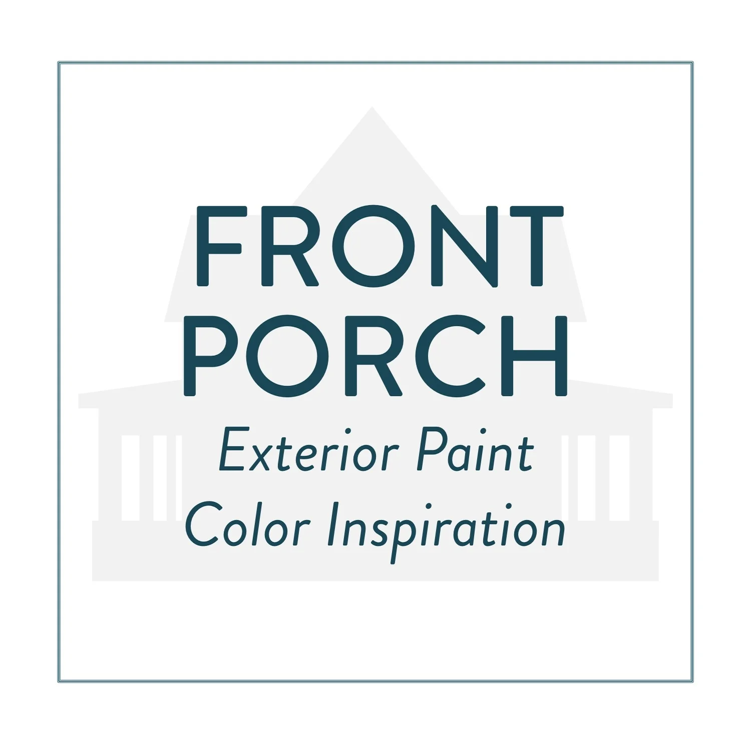Front Porch | Exterior Paint Color Inspiration