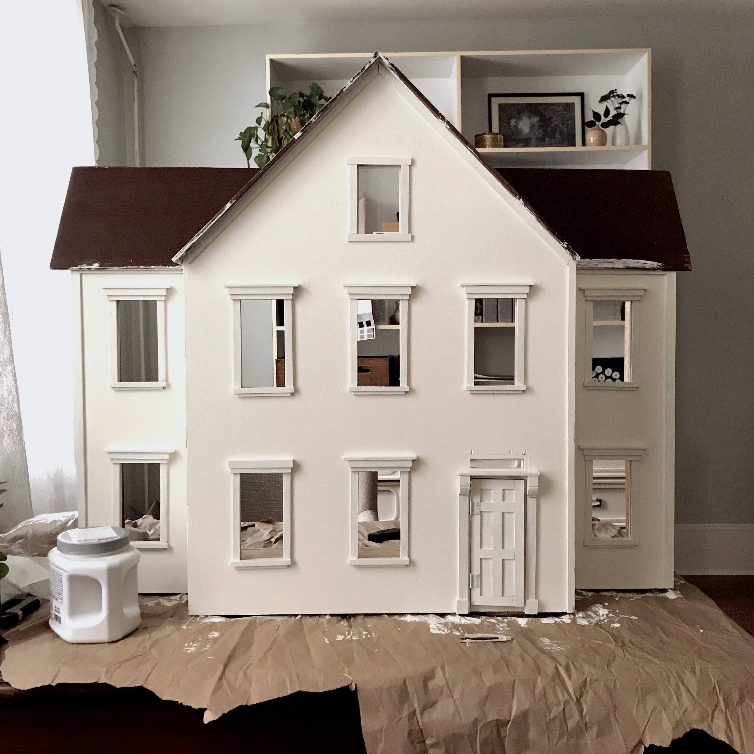 How To Paint A Dollhouse 8 Simple