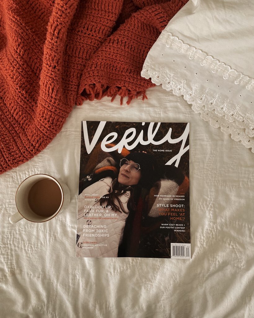 My article, &quot;The Joy of Slow Decorating&quot;, was published in the Winter 2023-2024 issue of @verilymag. It was an honor to be commissioned to write about a topic so close to my heart, and I feel it is my best piece of writing on the subject of