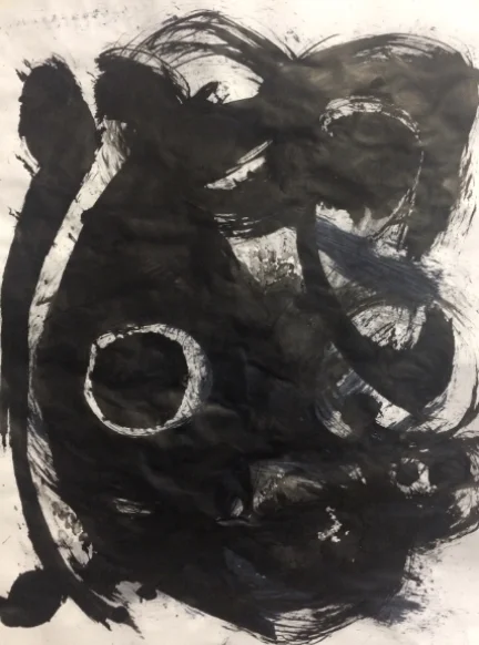18 x 24 - mixed media on paper