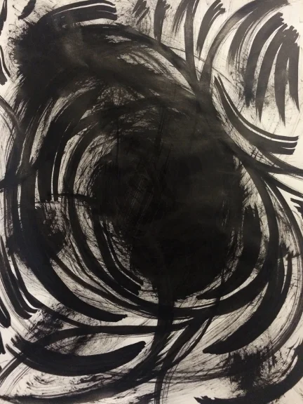 18 x 24 - mixed media on paper 