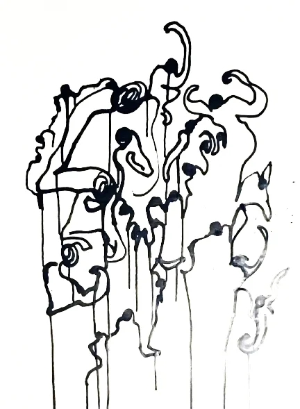 18 x 24 - ink on paper