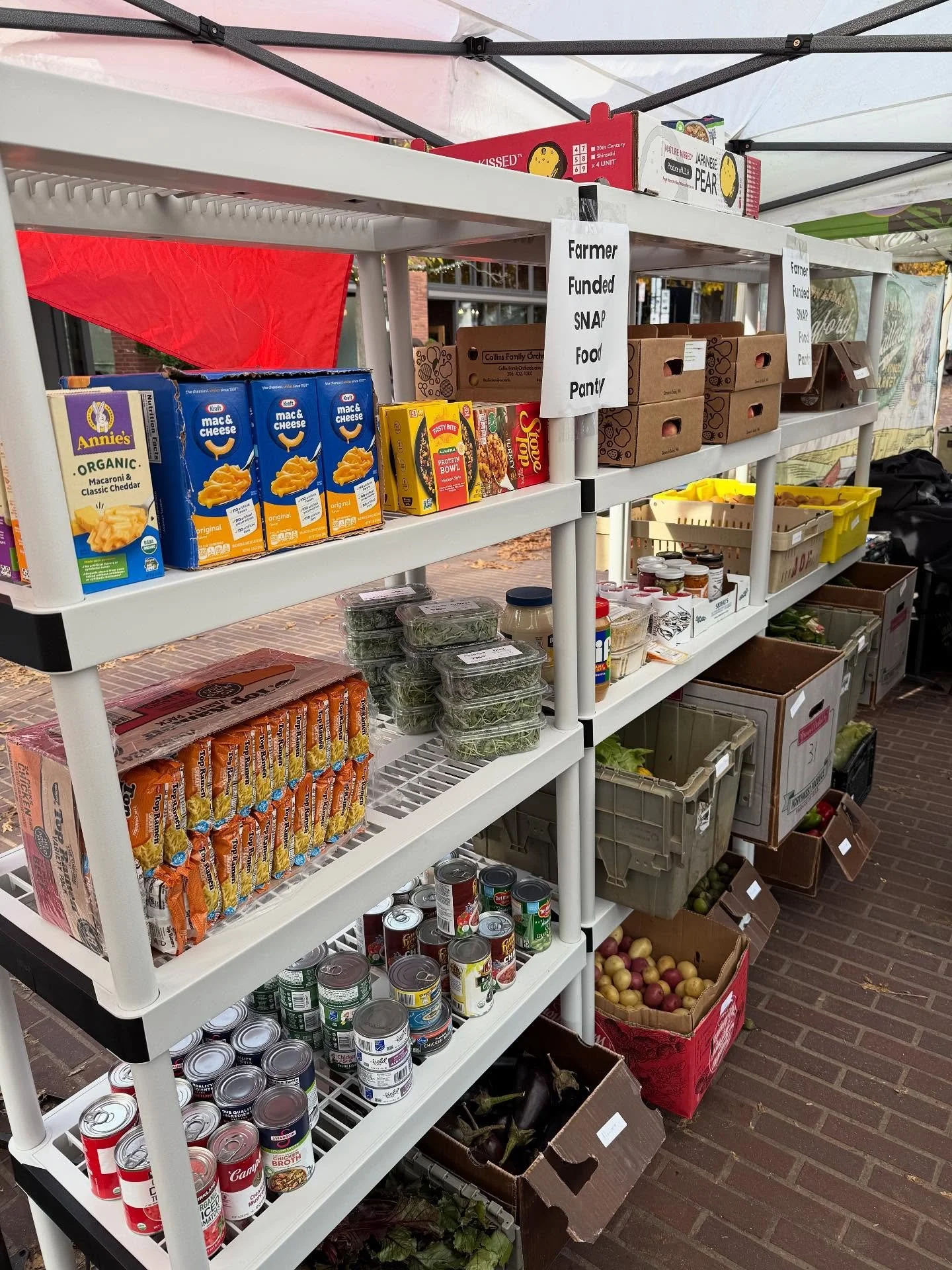 At the Ballard Farmers Market today we have an emergency community funded SNAP program running. Show your SNAP card and receive $30 dollars to use on fresh food at the market. 

We also have a SNAP Food Pantry, completely funded by farms at the Balla