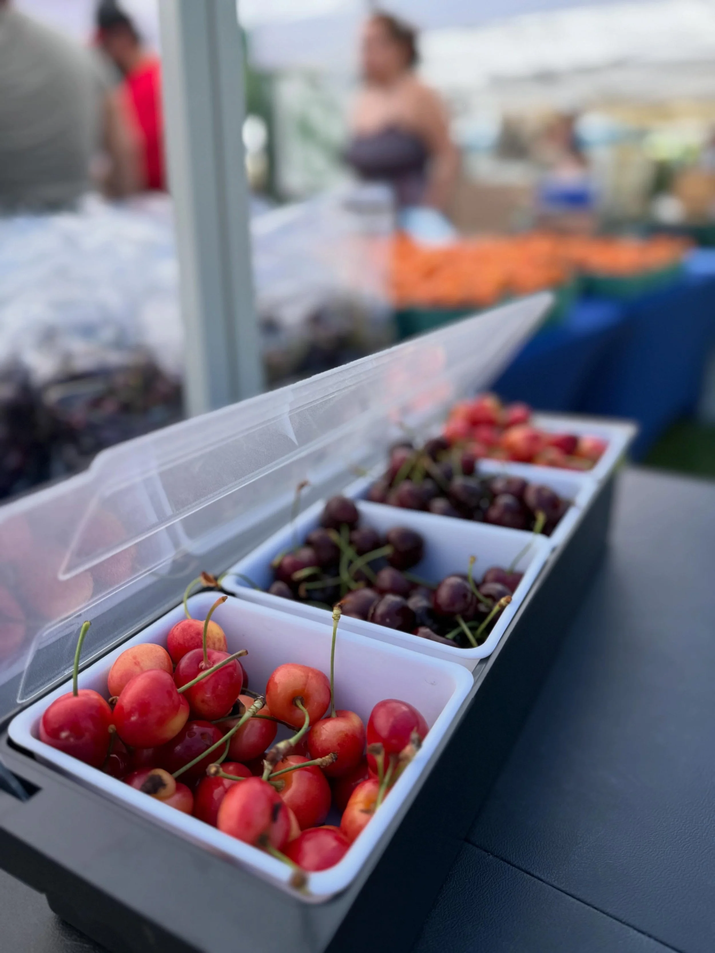 The Wallingford Farmers Market is officially open and there is so much summer goodness just waiting for you to take home! 

Apricots, cherries, strawberries, tomato plants, popsicles, and more, all just waiting for you in the park!

#wallingfordfarme