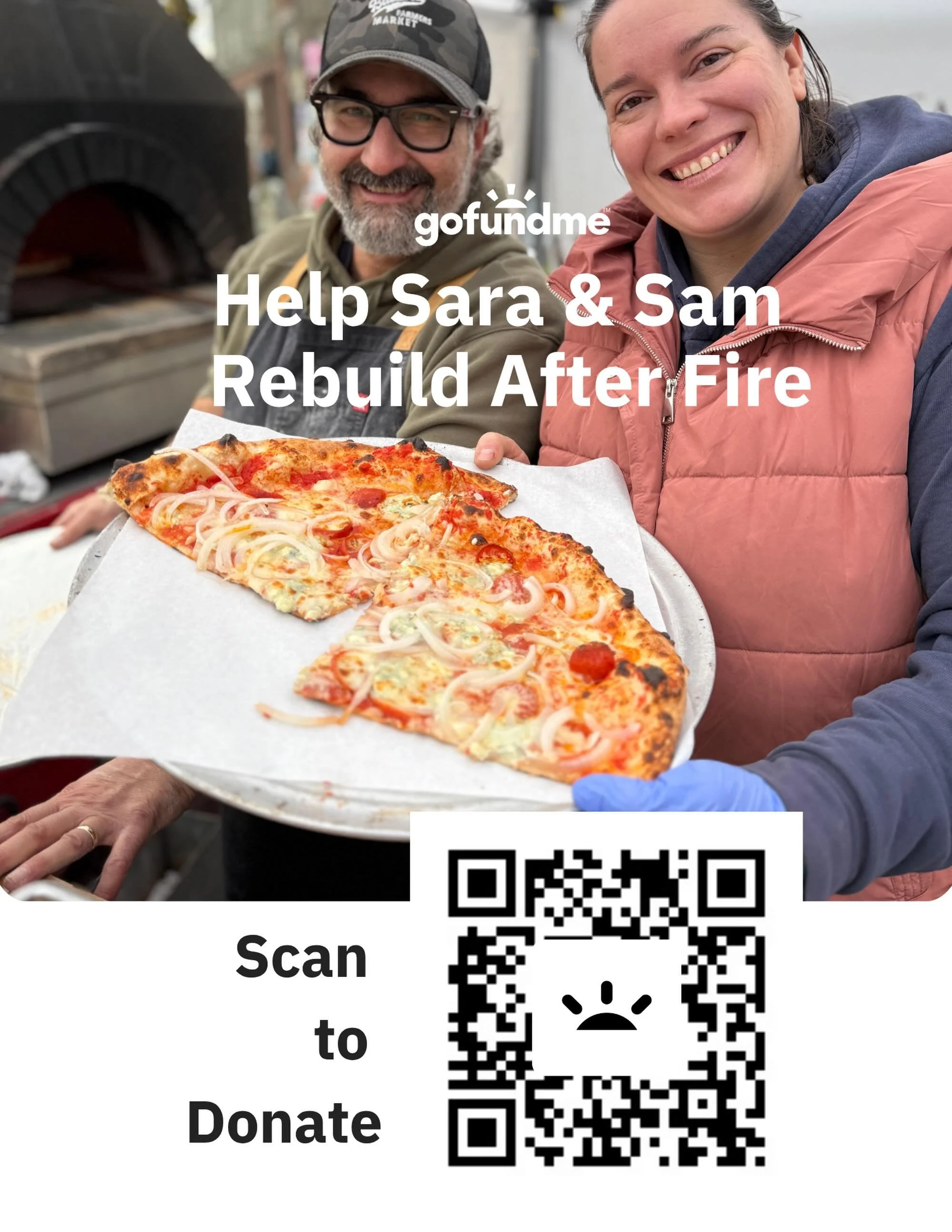 On Tuesday night, June 9th, Sara and Sam Lucchese experienced a devastating fire at their home. The fire wiped out their food production kitchen, destroyed many personal belongings, and caused substantial damage to their living space. The full extent