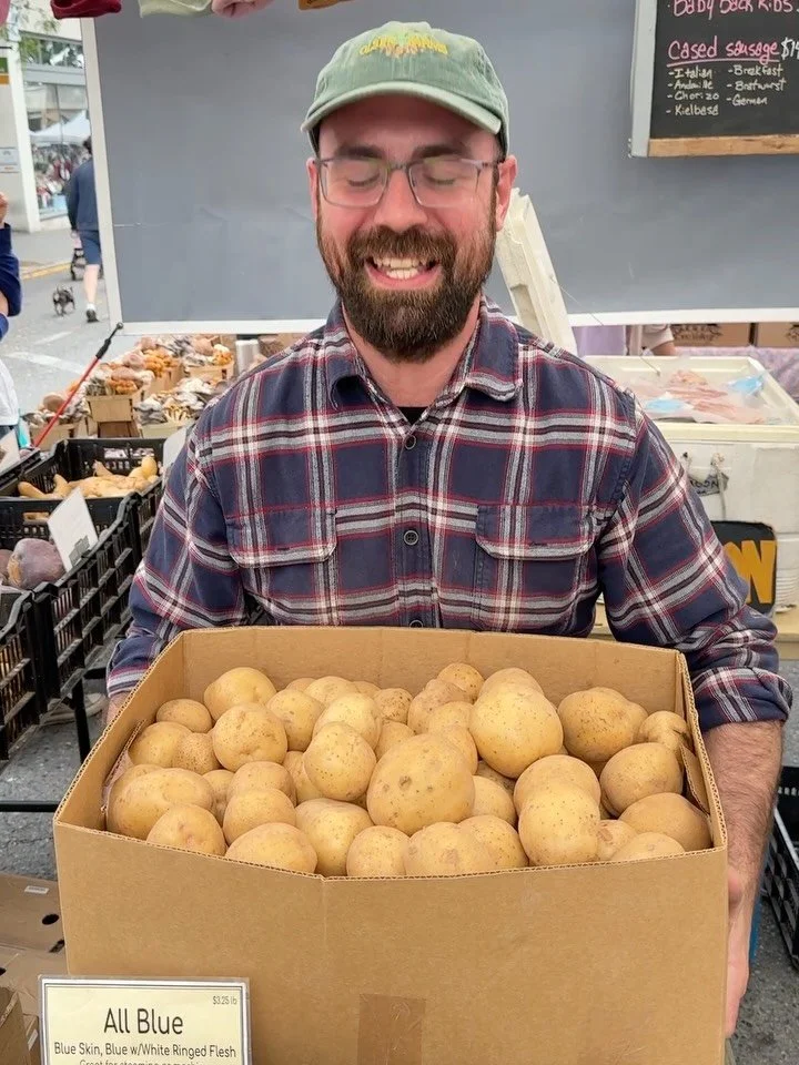 The phrase of the the day is &ldquo;farm strong&rdquo;.

Don&rsquo;t miss out on your &ldquo;farm strong&rdquo; market haul from @olsenfarms and all the incredible hard working farms and vendors at the Ballard Farmers Market today!

#ballardfarmersma