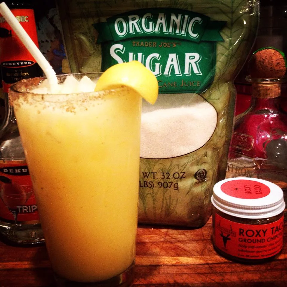 This is Cindy from New Joisey's Saltie of her Roxy Tacorita (and yes, drinks count!)