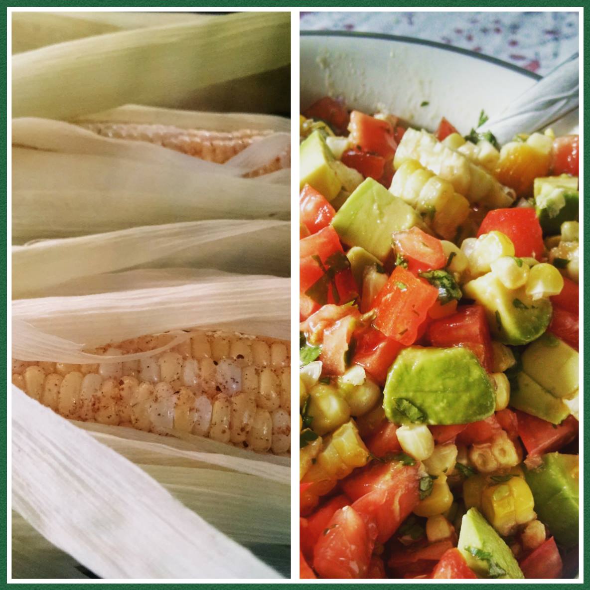 Jenny's grilled corn pico de gallo seasoned with GGX & Smoke Licker!