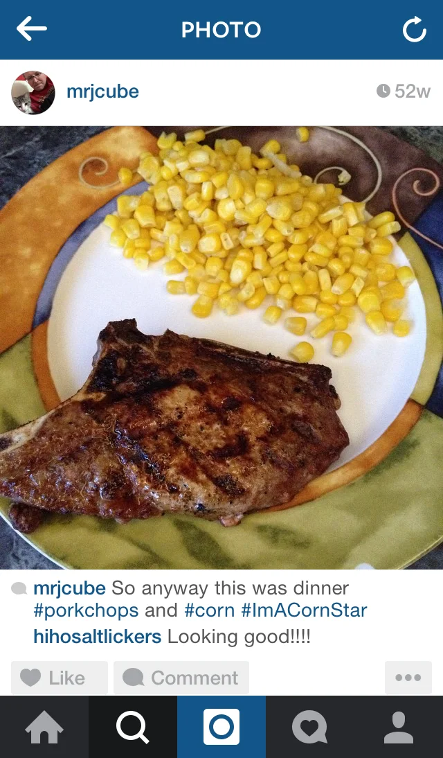RUNNER UP We don't even know if Mr. Cube actually entered! Oh, Instagram. How you elude us.