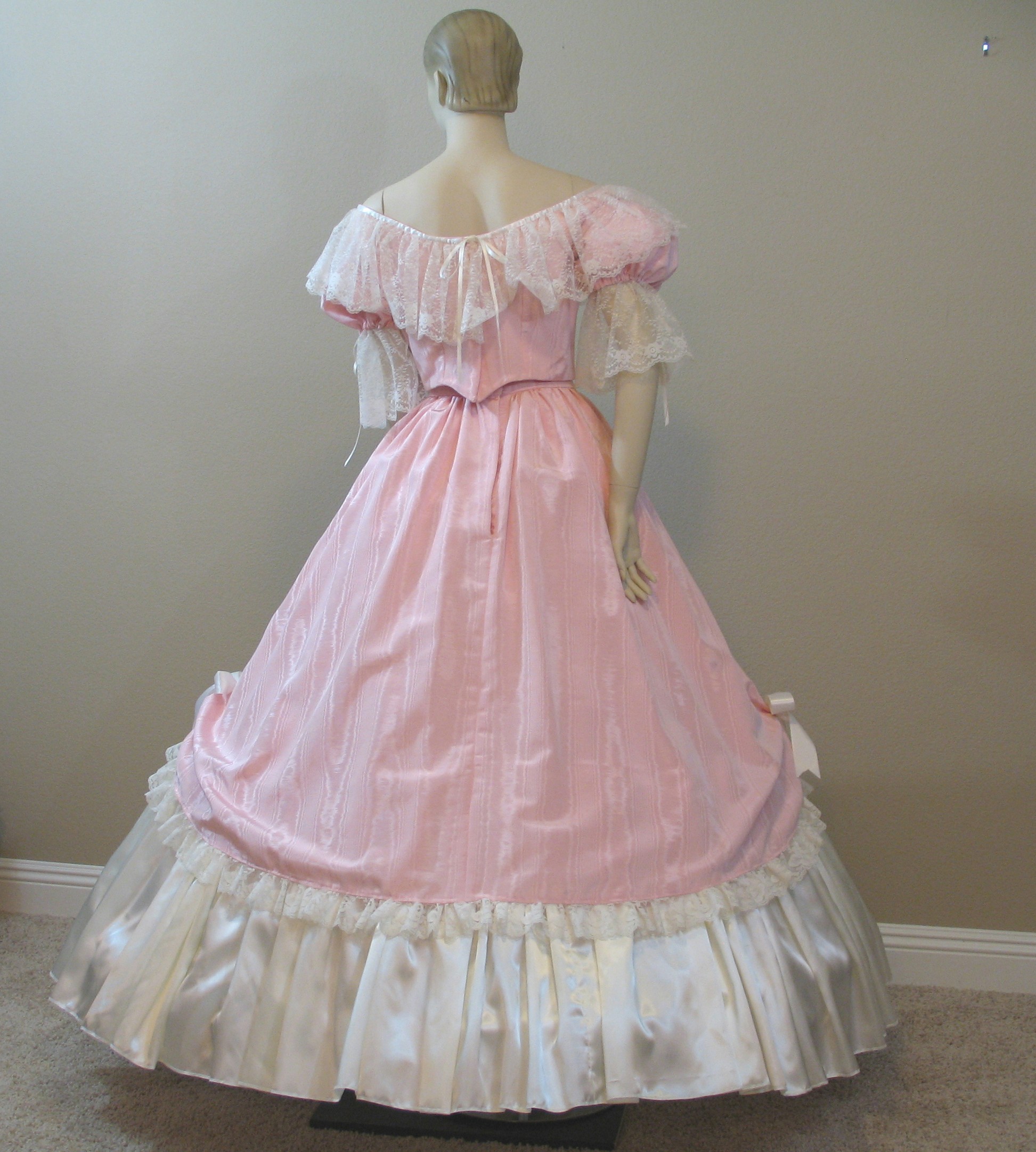 1860s ball gown