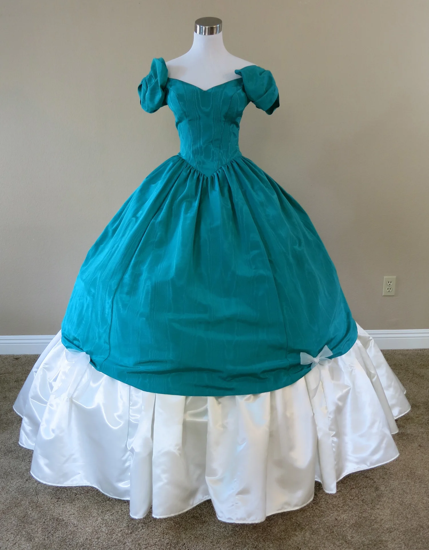 green civil war dress 1800s Fashion Edwardian Costume Victorian Era Dress Green Striped Civil War  Tea Gown Custom Made
