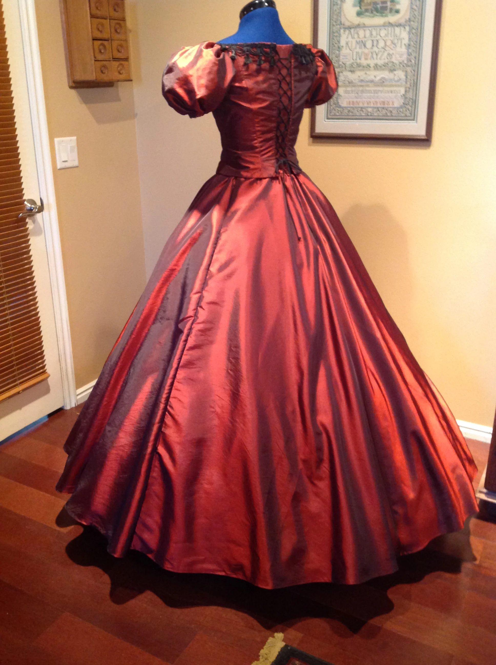 2red dress left back angle.JPG