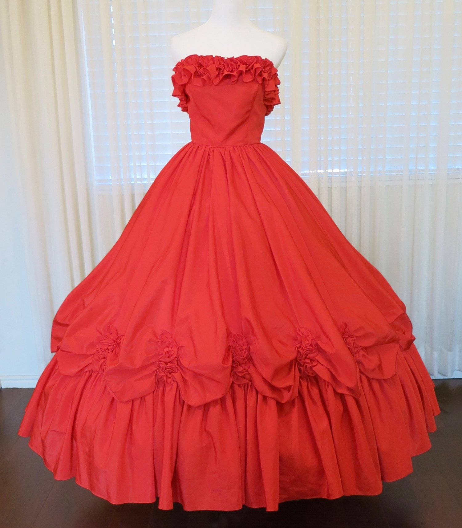 aline dresses for wedding guests Zapaka Women Pink Wedding Guest Dress with Ruffle Sleeves A Line V Neck Pleated Chiffon Long Formal Dress, Pink / US12