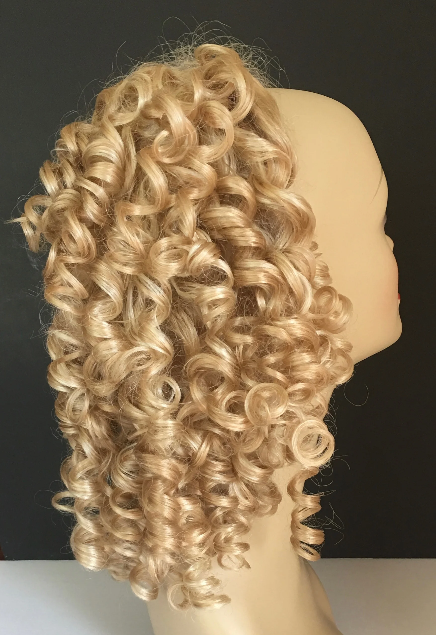 Ringlet Curls Half Wig, Irish Dance Fall — Civil War Ball Gowns & Costume
