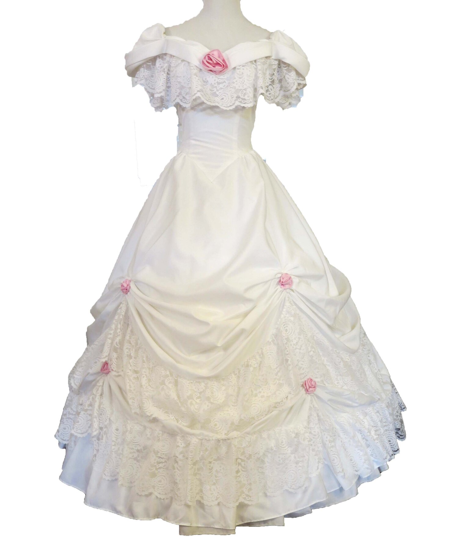 White Rosebud Gown (waist - 24